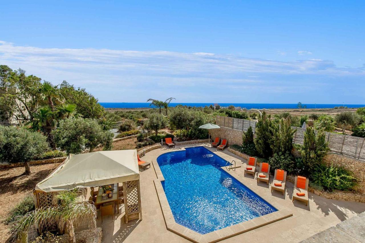 The Almonds Luxury Villa San Lawrenz Kültér fotó